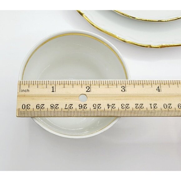 Vtg Schumann Arzberg Germany Tea Set Cup & Saucer Dessert Plate Apple Fruit - Picture 6 of 16